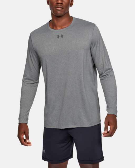 Under Armour Sport Style Long Sleeve Tee Pullover Manica Lunga Top Blue 1306465-487 